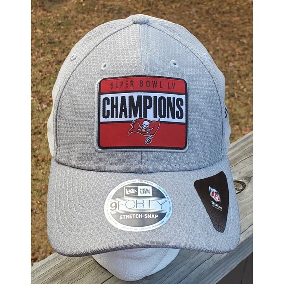 Tampa Bay Buccaneers New Era Super Bowl LV Champions 9FORTY Adjustable Hat Cap - Picture 8 of 12